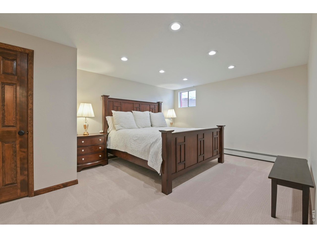 19 Ridge Road Boulder, CO 80303 - Photo 45 of 49 Very Large Lower Level Bedroom #4 with non-conforming bedroom window.