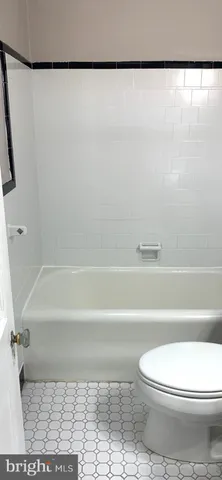 a bathroom with a toilet and a bathtub