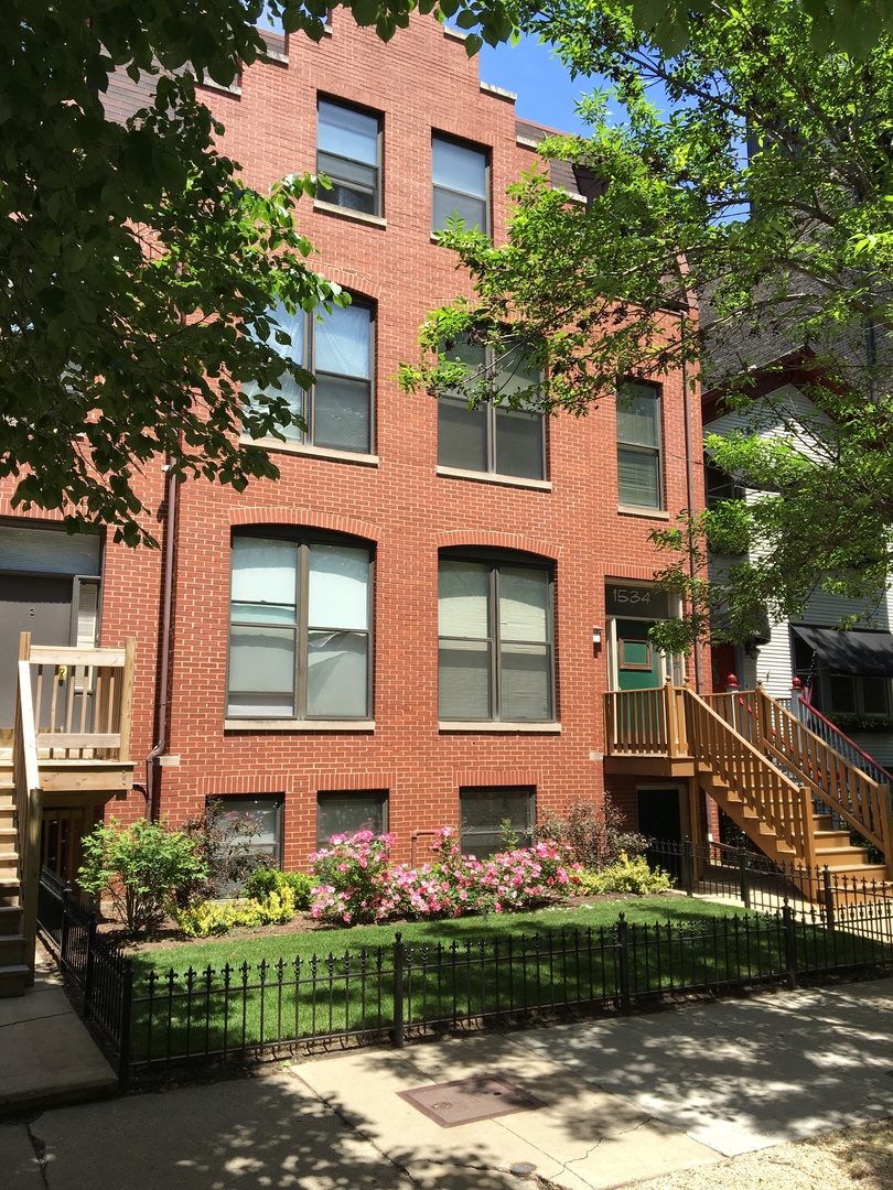 front view of house with a small yard
