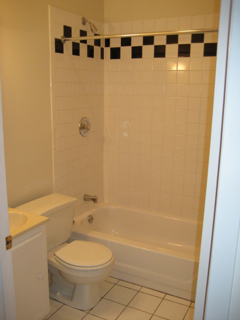 Undisclosed Address Chicago, IL 60607 - Photo 8 of 8 a bathroom with a toilet a sink and a shower