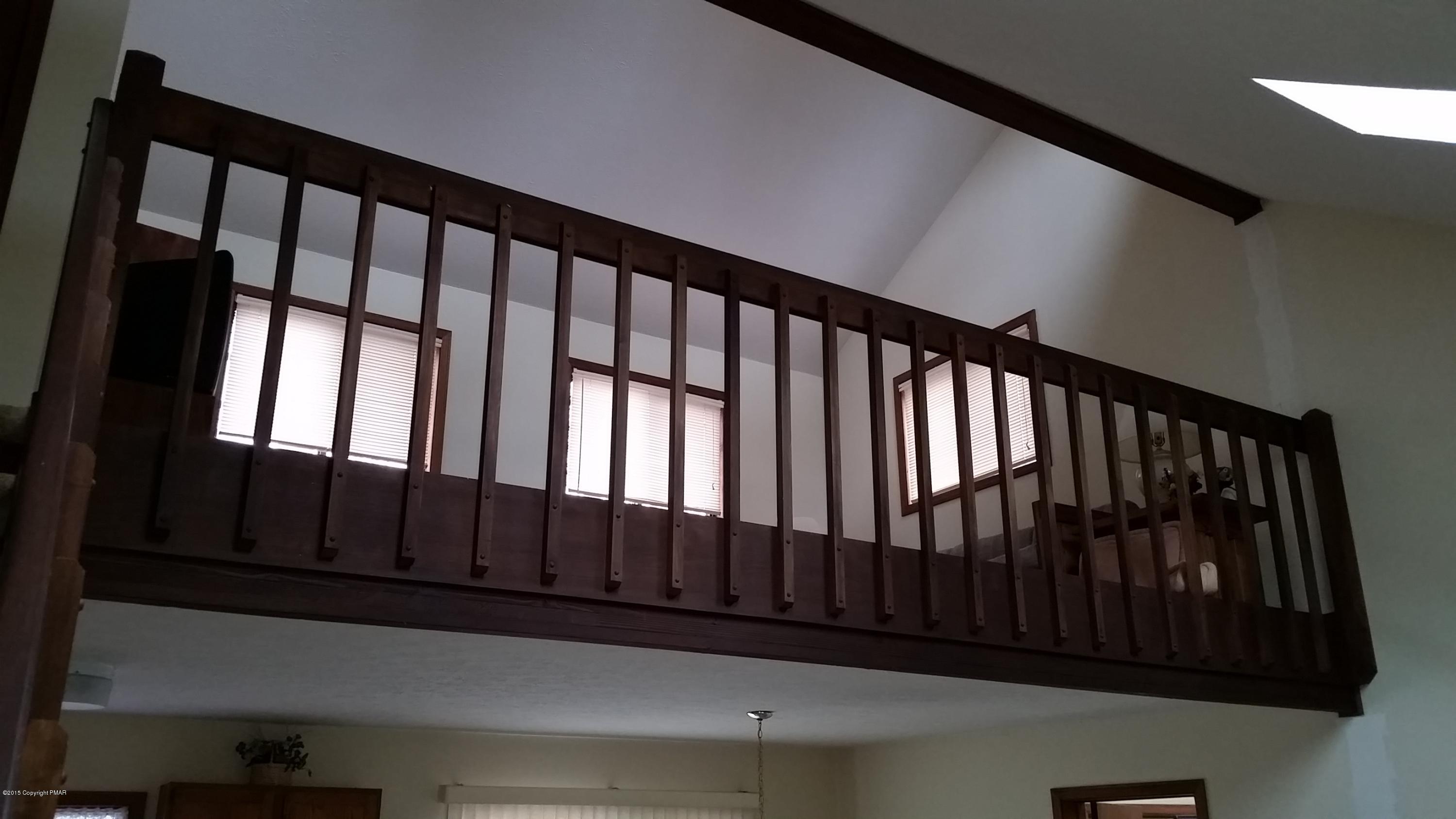 195 Gold Finch Road Bushkill, PA 18324 - Photo 11 of 14 a view of wooden balcony