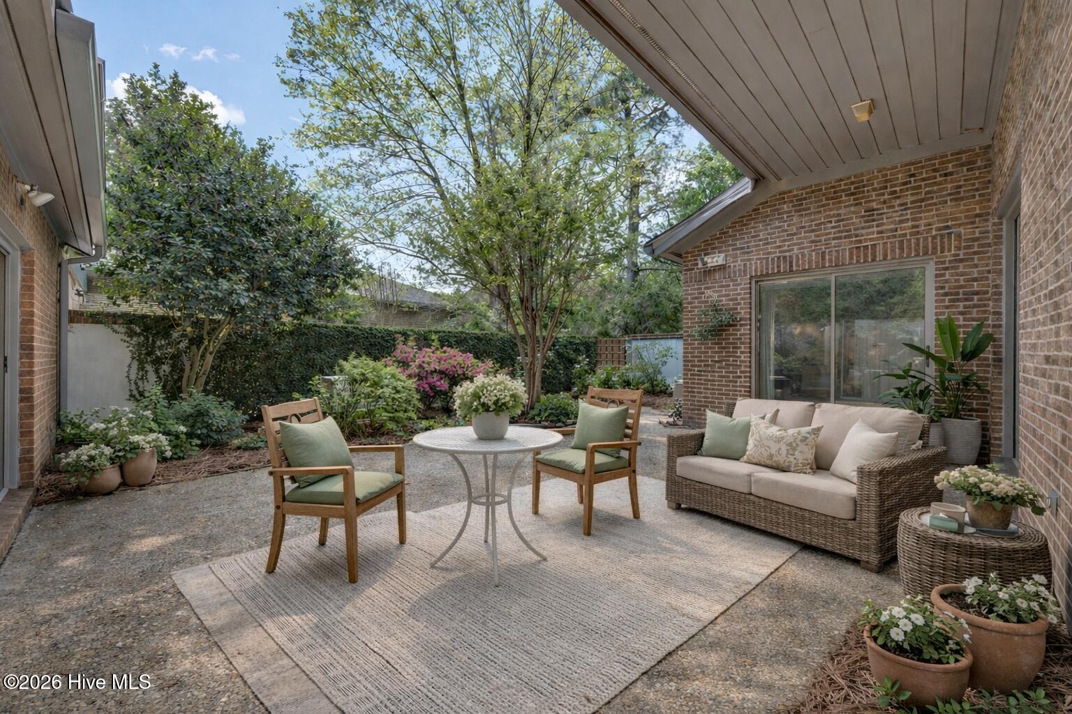 3701 Reston Court, Unit B Wilmington, NC 28403 - Photo 18 of 36 Charming garden patio retreat