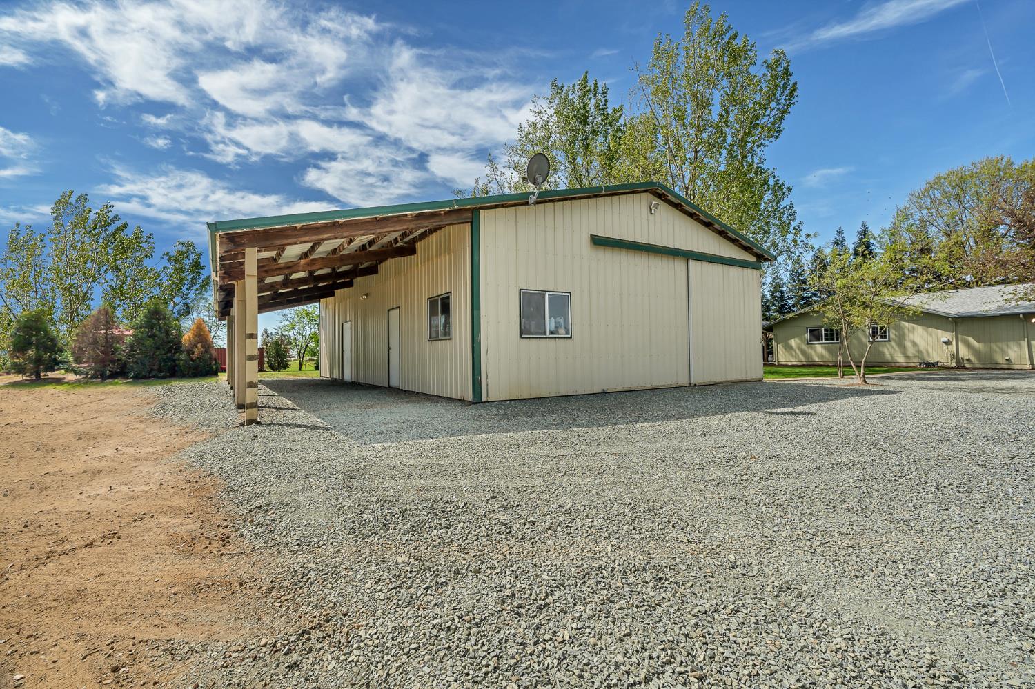12354 Hobday Road Wilton, CA 95693 - Photo 30 of 77 view of pole building featuring gravel driveway