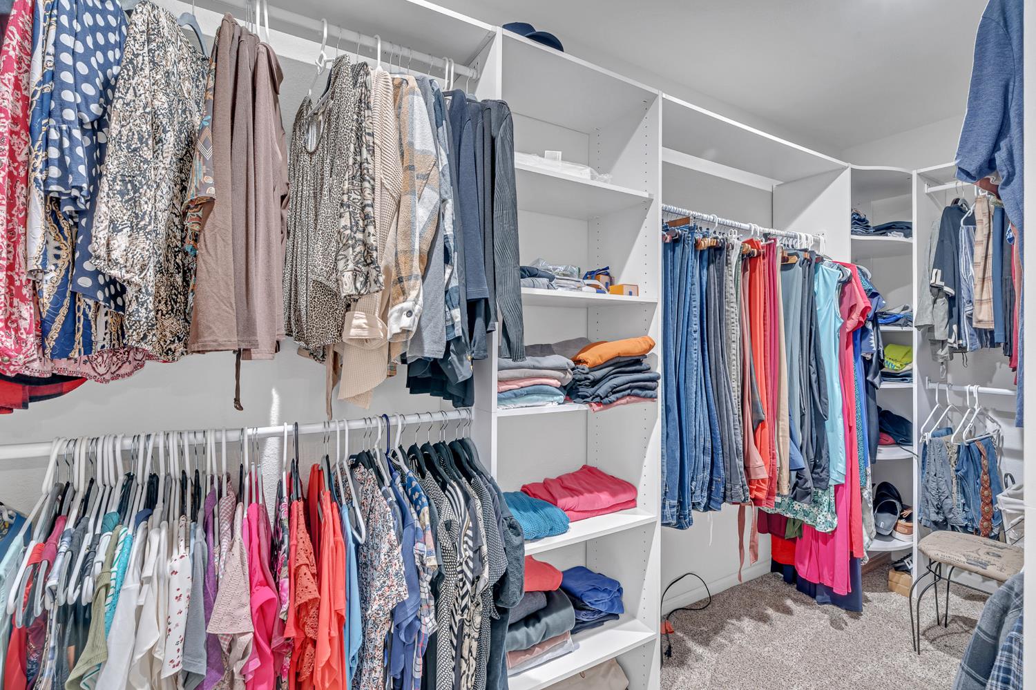 12354 Hobday Road Wilton, CA 95693 - Photo 59 of 77 walk in closet with light colored carpet