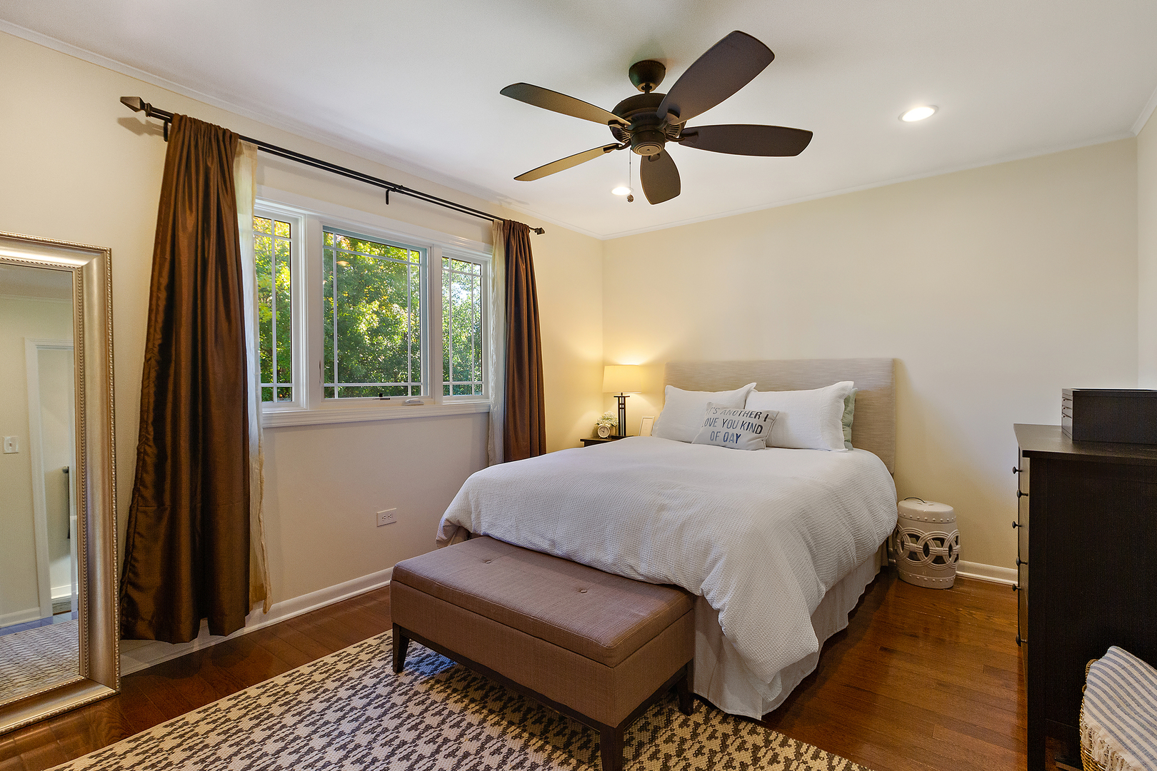 231 Vermont Road Frankfort, IL 60423 - Photo 14 of 35 a bedroom with a bed and a large window