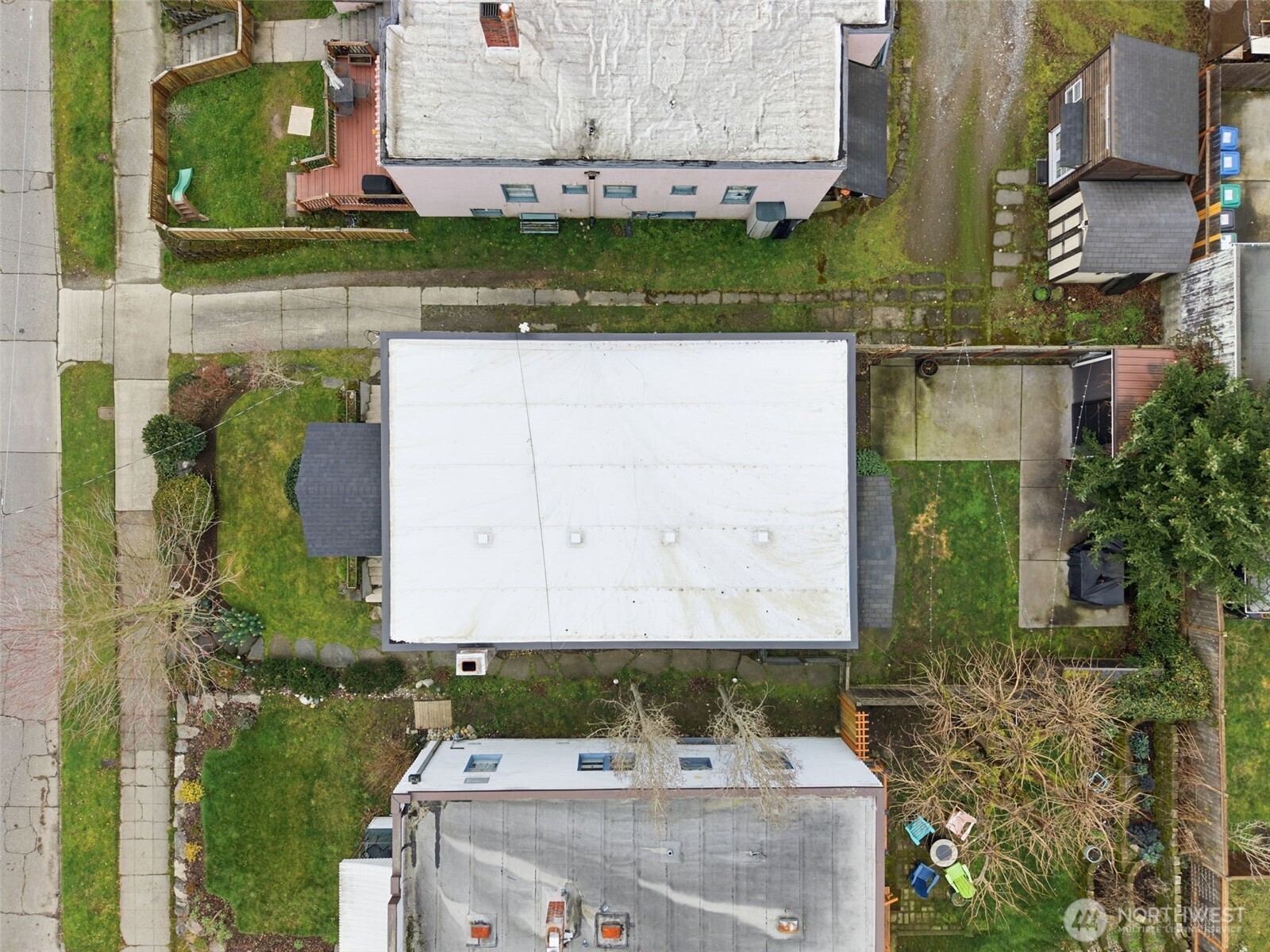 1114 North 77th Street Seattle, WA 98103 - Photo 28 of 30 an aerial view of a house with a yard