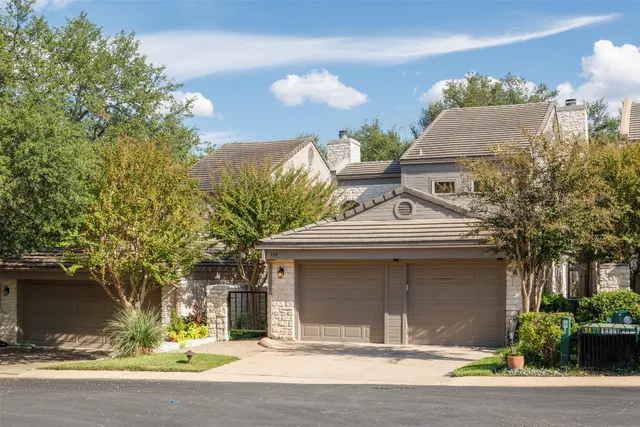a view of a building with a street