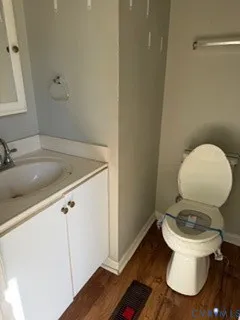 a bathroom with a sink and a toilet