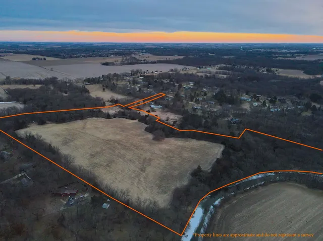 a bird view of house