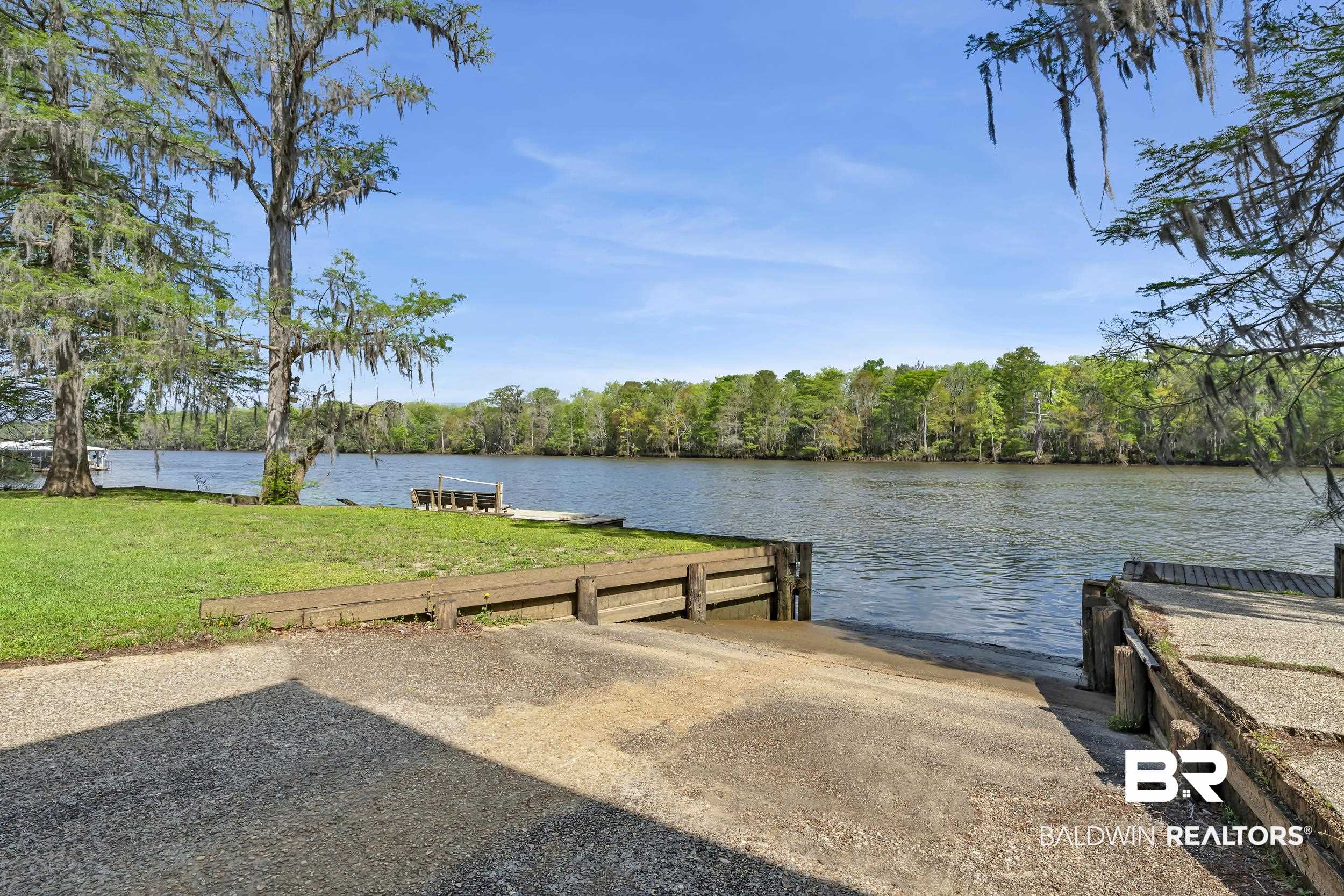 8081 Bryant's Lndg Road Stockton, AL 36579 - Photo 38 of 48 Dock with a boat ramp and a water view