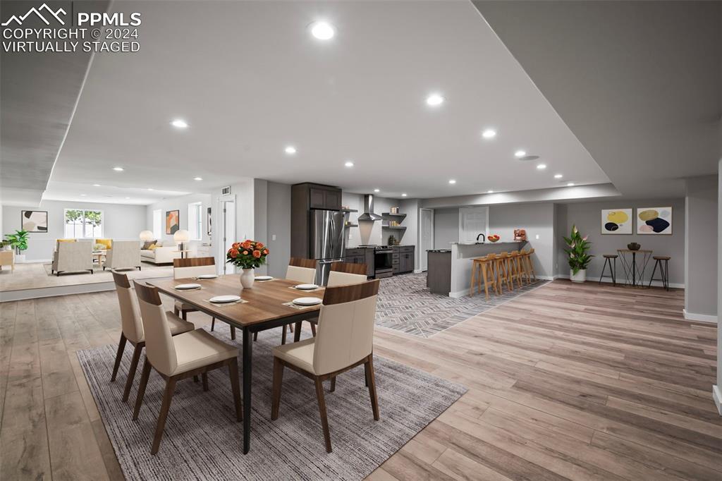 18775 Sweet Road Peyton, CO 80831 - Photo 34 of 50 a view of a dining area with furniture