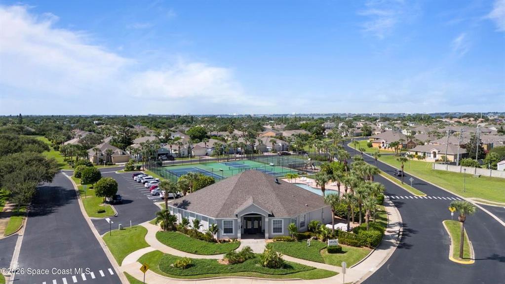 3271 Titanic Circle, Unit 39 Indialantic, FL 32903 - Photo 48 of 60 an aerial view of a house with a garden