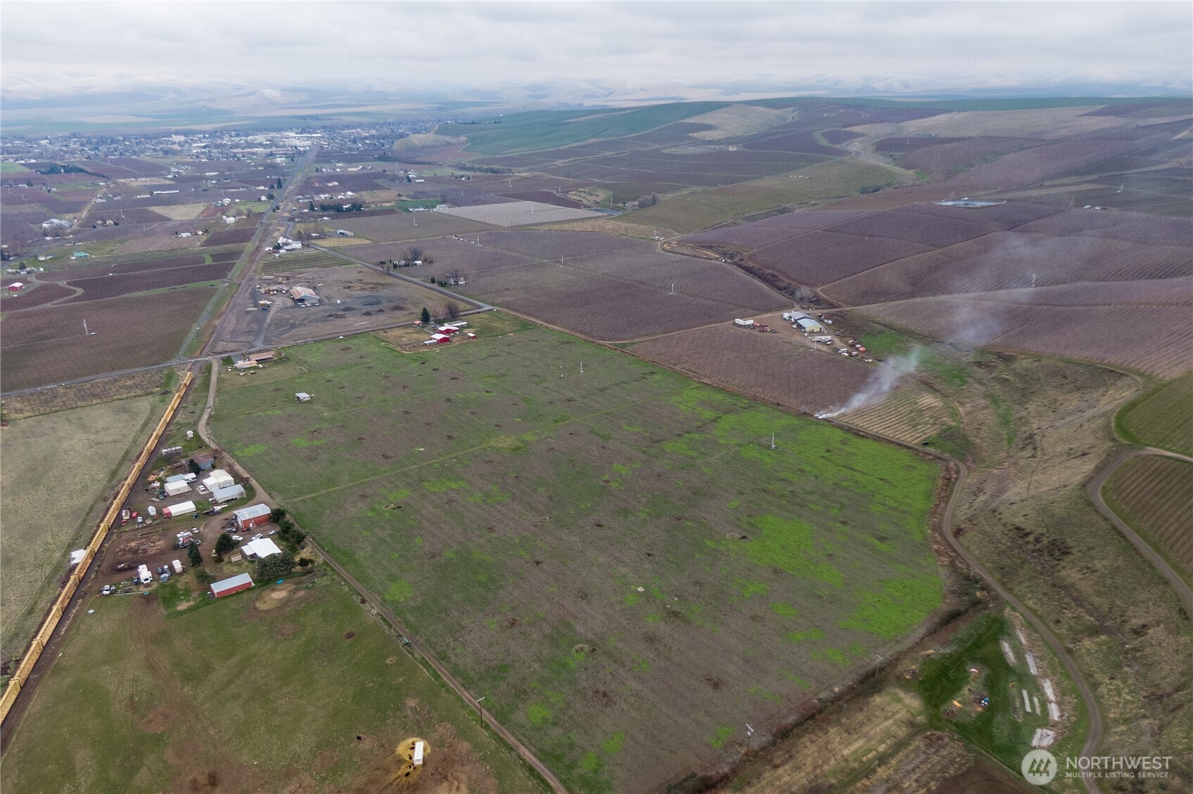 0 Prunedale Road Milton Freewater, OR 97862 - Photo 9 of 13 a aerial view of a house with a yard