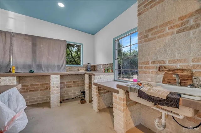 a room with storage and utility