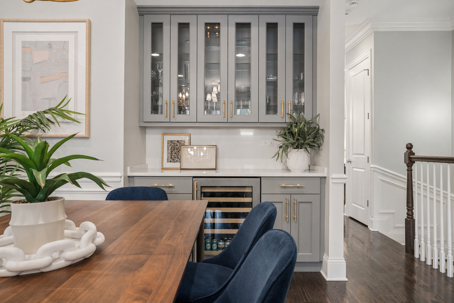2740 North Seminary Avenue, Unit 1 Chicago, IL 60614 - Photo 12 of 46 a dining room with furniture and wooden floor