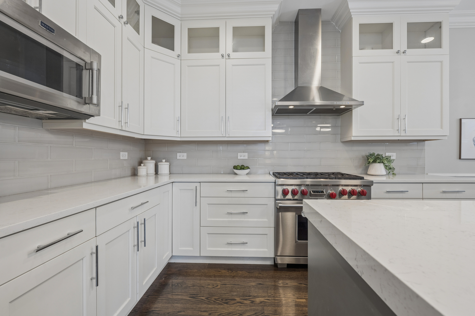 2740 North Seminary Avenue, Unit 1 Chicago, IL 60614 - Photo 17 of 46 a kitchen with stainless steel appliances granite countertop white cabinets and sink