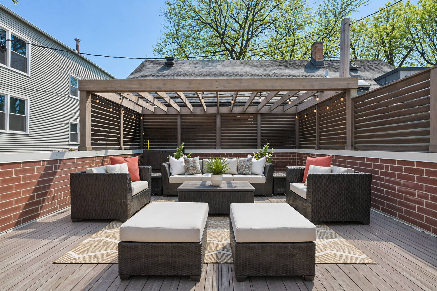 2740 North Seminary Avenue, Unit 1 Chicago, IL 60614 - Photo 31 of 46 a couple of chairs sitting in a patio