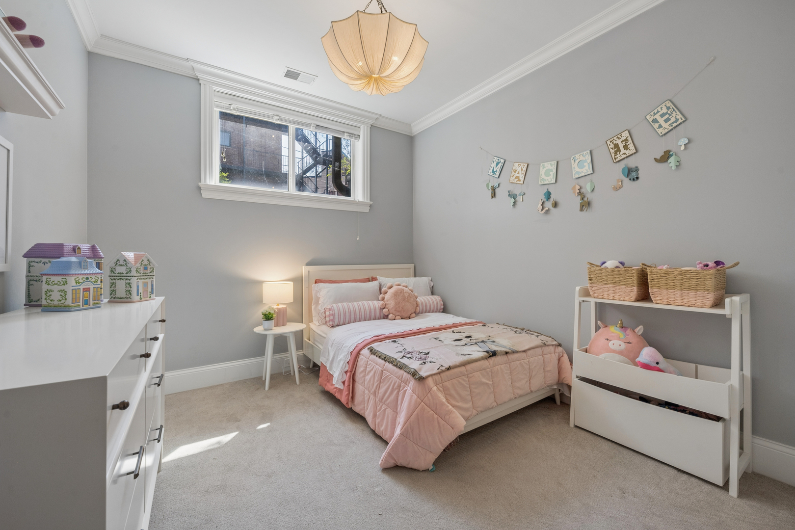 2740 North Seminary Avenue, Unit 1 Chicago, IL 60614 - Photo 42 of 46 a bedroom with a bed and a table in it