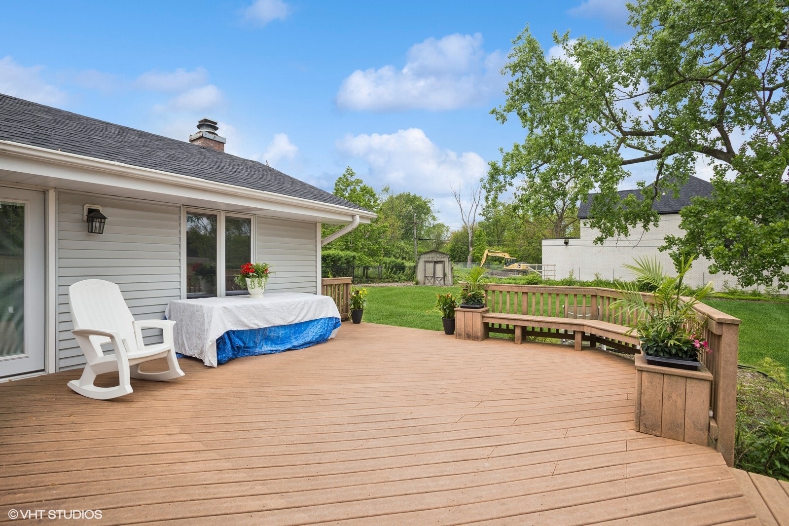 2050 Beechnut Road Northbrook, IL 60062 - Photo 14 of 18 a view of a deck with wooden floor and outer view