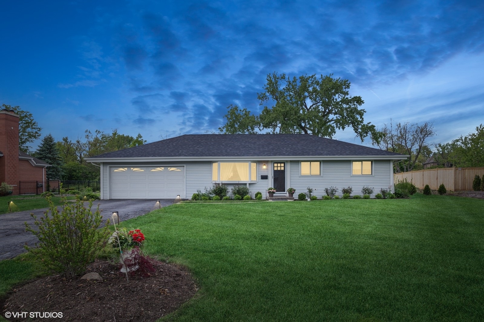 2050 Beechnut Road Northbrook, IL 60062 - Photo 18 of 18 a view of a house with a big yard potted plants and large tree