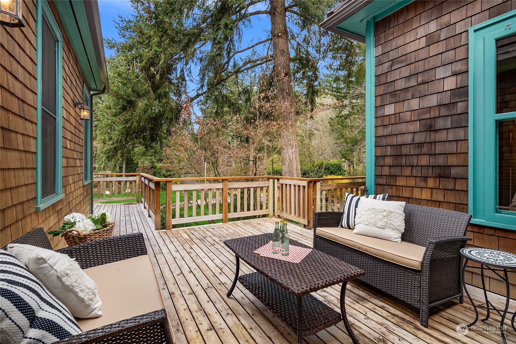 8251 Northeast Beck Road Bainbridge Island, WA 98110 - Photo 15 of 40 a view of a patio on the roof deck