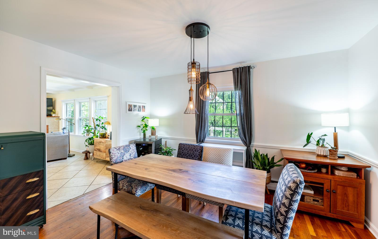 22 Salisbury Lane Malvern, PA 19355 - Photo 9 of 57 a view of a dining room with furniture window and wooden floor