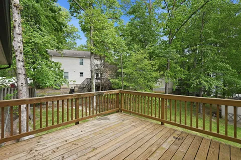a view of balcony of a house