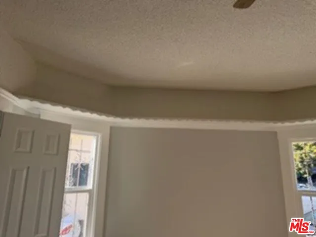 a view of a closet in a room