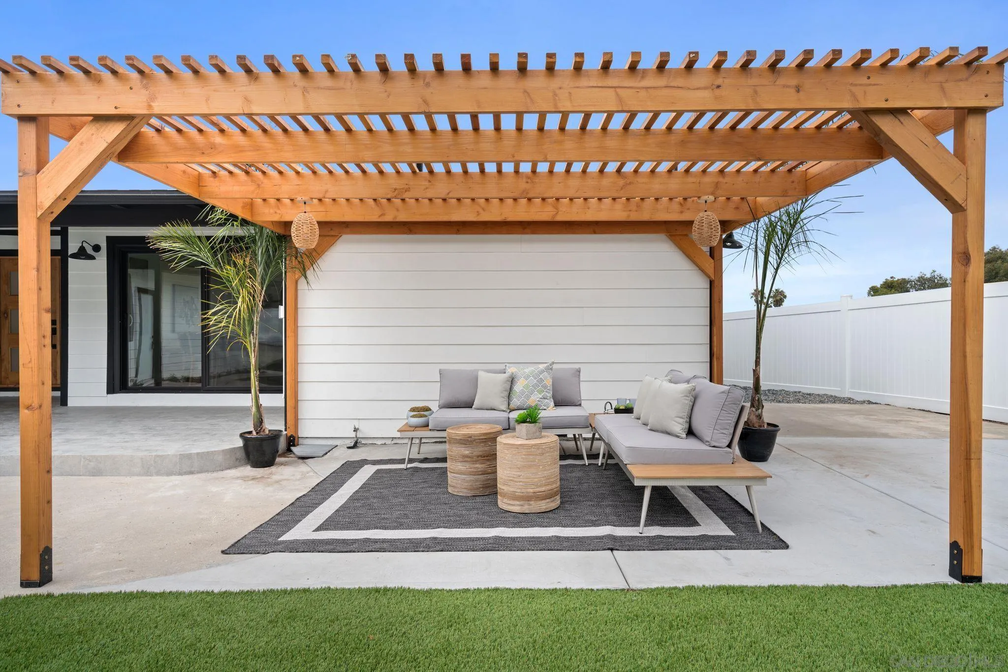 2364 Rue Adriane La Jolla, CA 92037 - Photo 8 of 27 a view of a house with backyard and porch