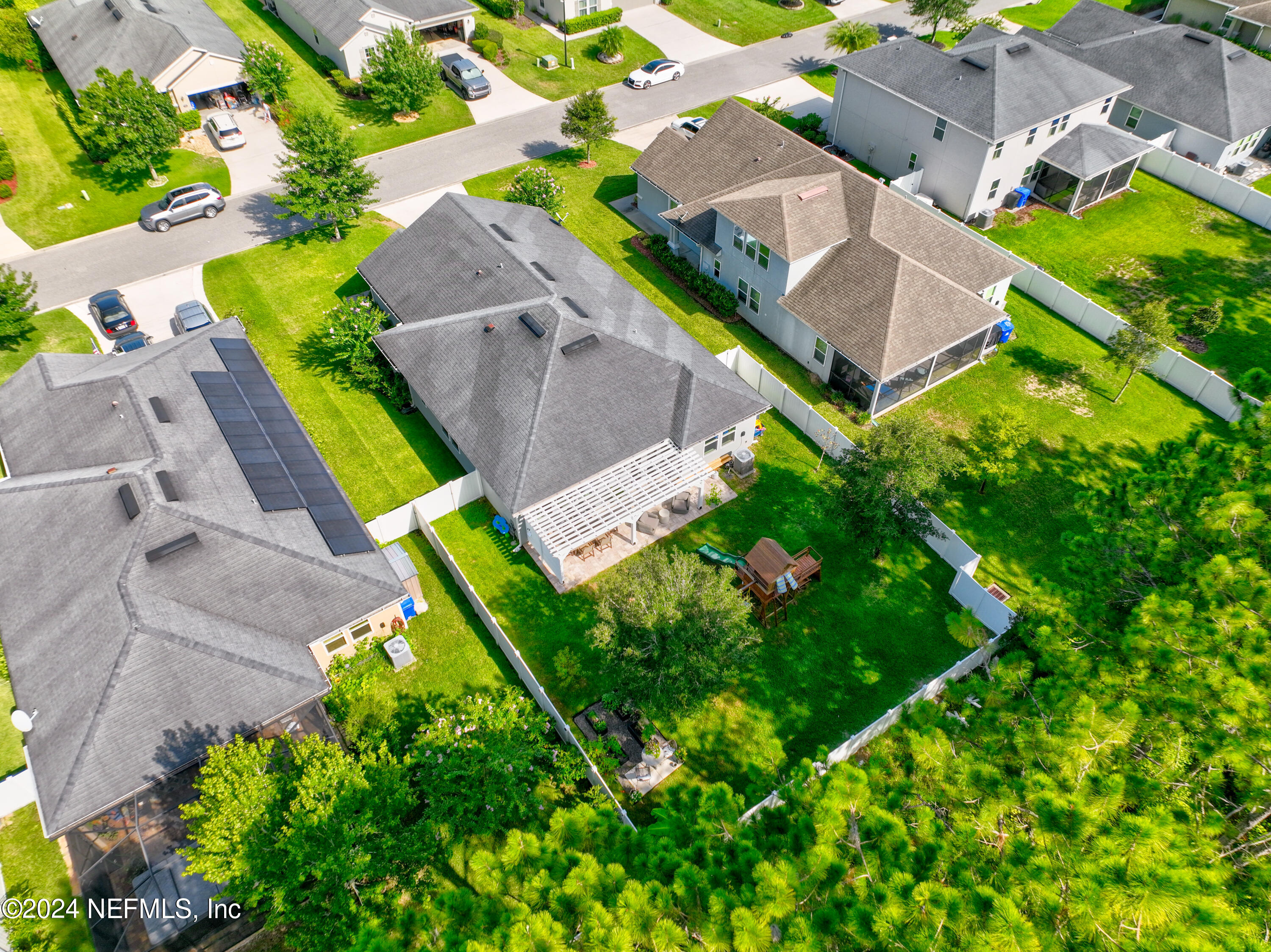192 Peter Island Drive St. Augustine, FL 32092 - Photo 35 of 43 an aerial view of a house with a garden