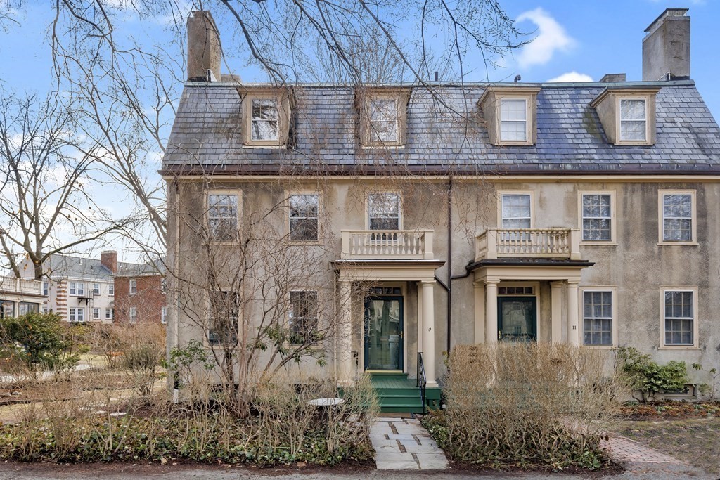 10 Shady Hill Square Cambridge, MA 02138 - Photo 31 of 37 a front view of a house with a yard