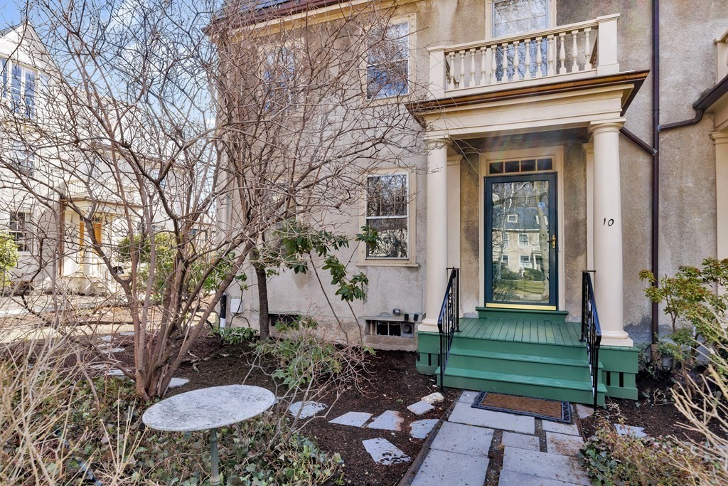 10 Shady Hill Square Cambridge, MA 02138 - Photo 32 of 37 a view of a house with backyard and garden