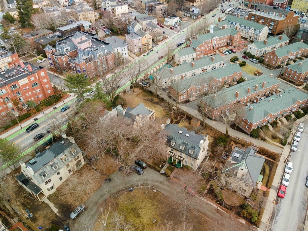 10 Shady Hill Square Cambridge, MA 02138 - Photo 37 of 37 an aerial view of a house with a yard