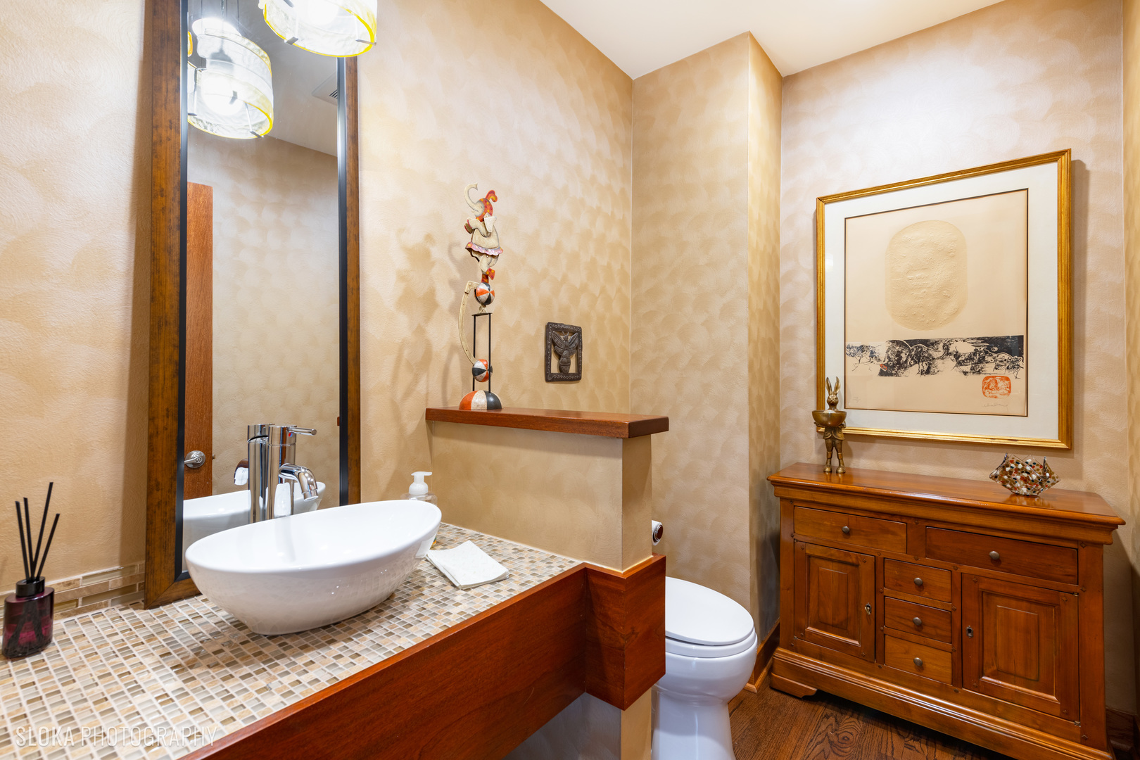 2920 Springbrook Road Crystal Lake, IL 60012 - Photo 14 of 39 a bathroom with a granite countertop sink toilet and mirror