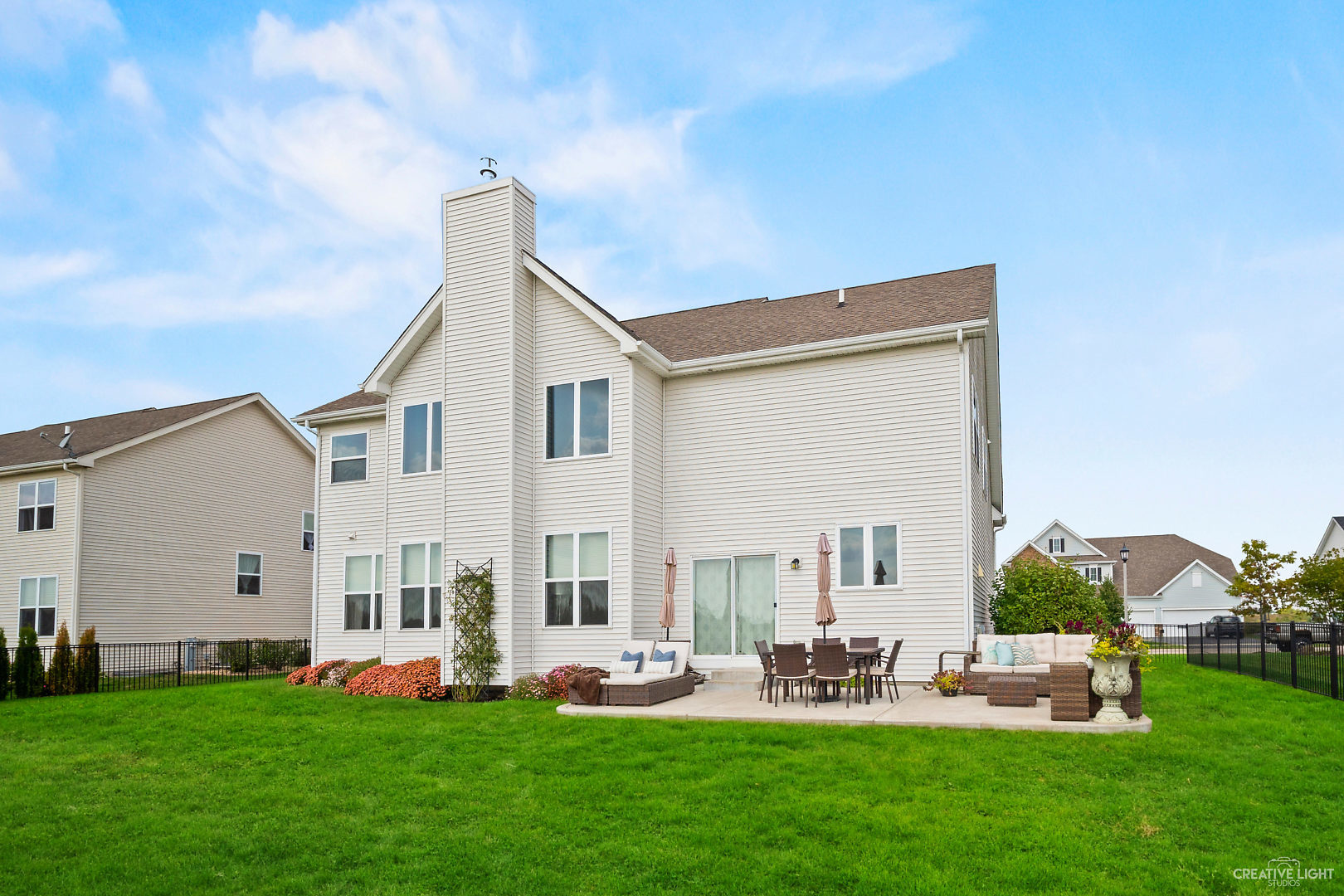 672 Ridgeview Lane Sugar Grove, IL 60554 - Photo 33 of 35 a front view of house with yard and outdoor seating