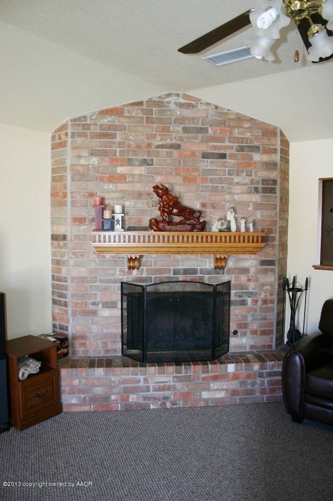 3408 Reeder Drive Amarillo, TX 79119 - Photo 6 of 30 Fireplace