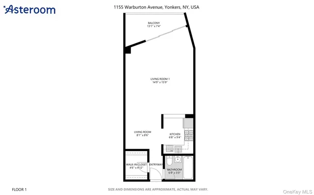 $2,100 | 1155 Warburton Avenue, Unit 7B, Yonkers, NY 10701