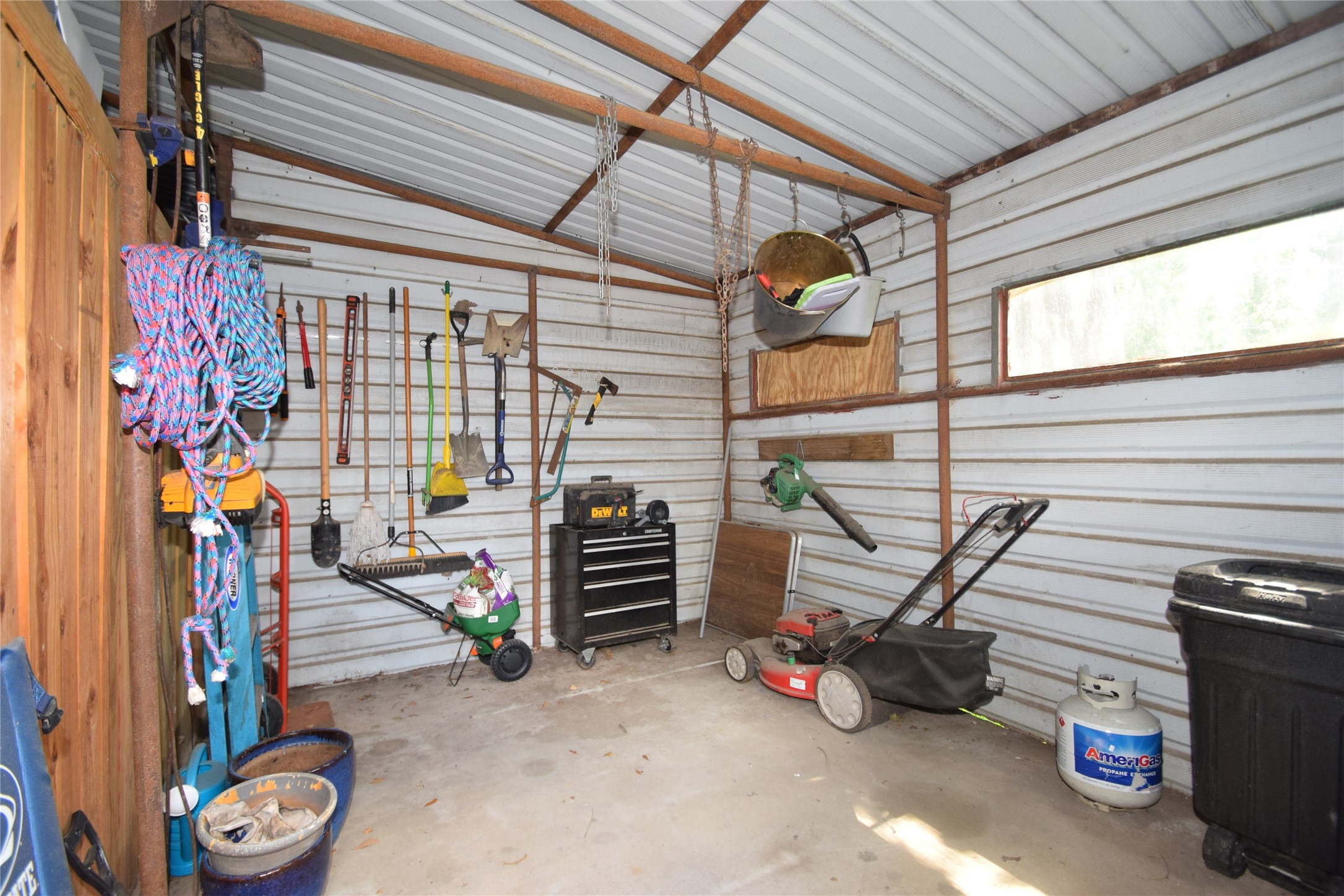 1130 Stonecrest Drive Houston, TX 77018 - Photo 18 of 28 Storage area in shed.