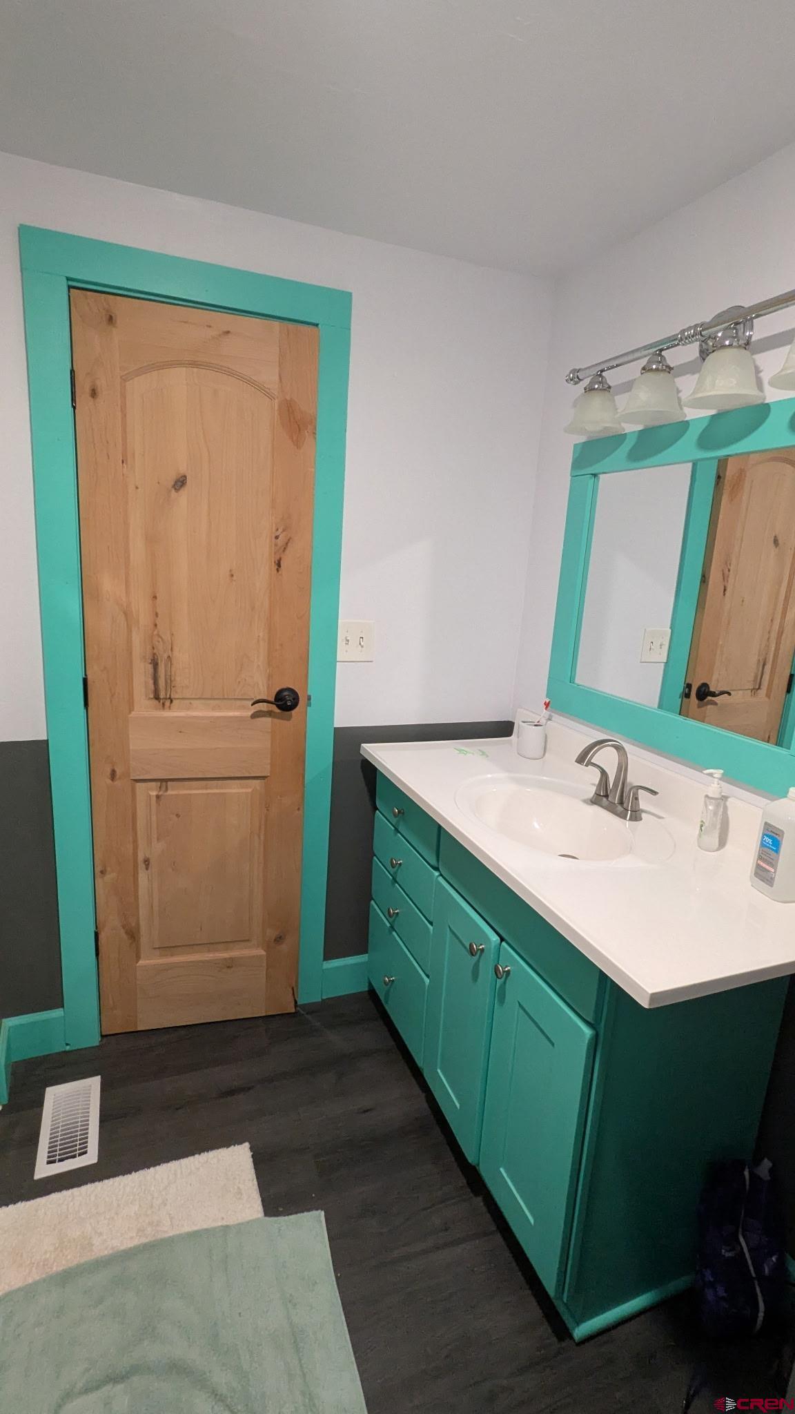 2403 County Road 203, Unit 44 Durango, CO 81301 - Photo 15 of 41 a bathroom with a sink and a mirror
