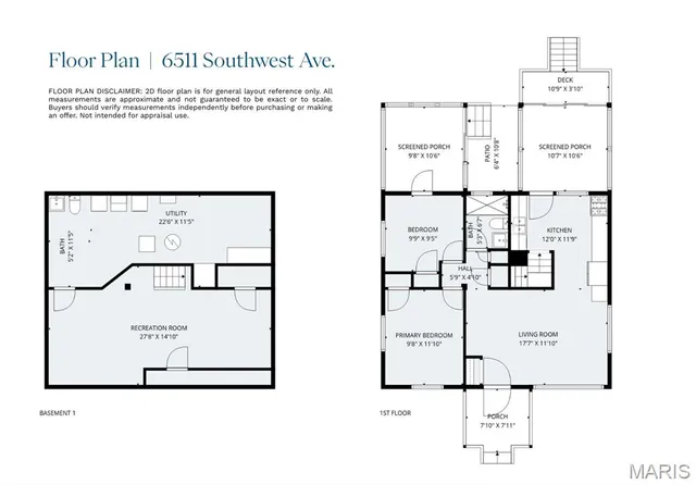 $235,000 | 6511 Southwest Avenue, St. Louis, MO 63139