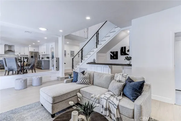 a view of a entryway with stairs