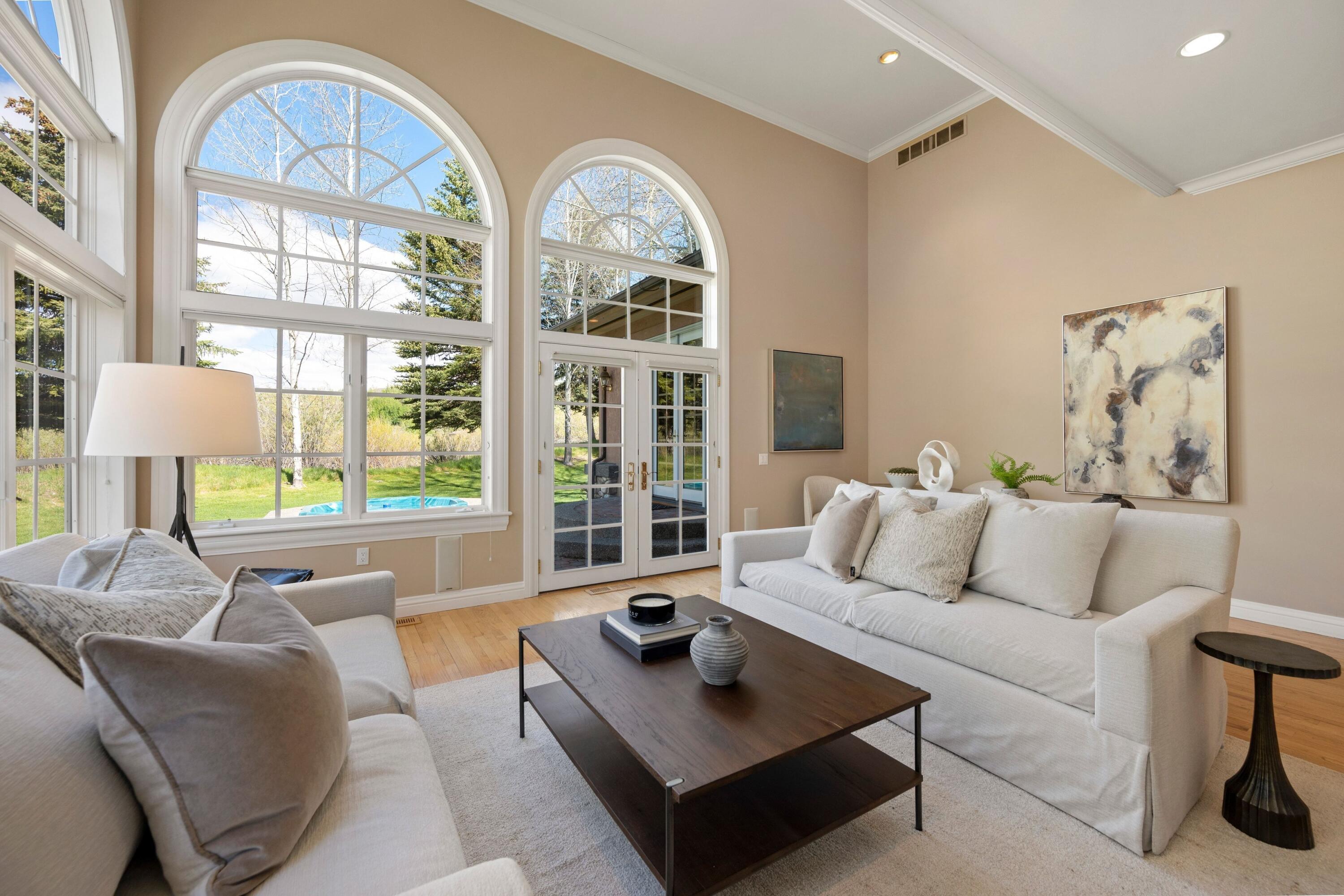 702 Morning Star Road Sun Valley, ID 83353 - Photo 12 of 37 Living room with views