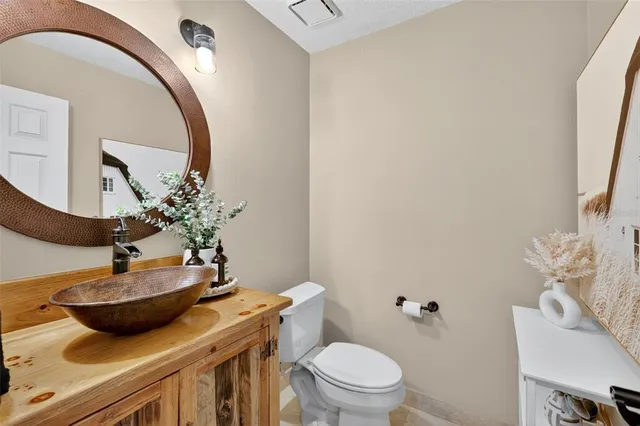 a view of swimming pool with a yard