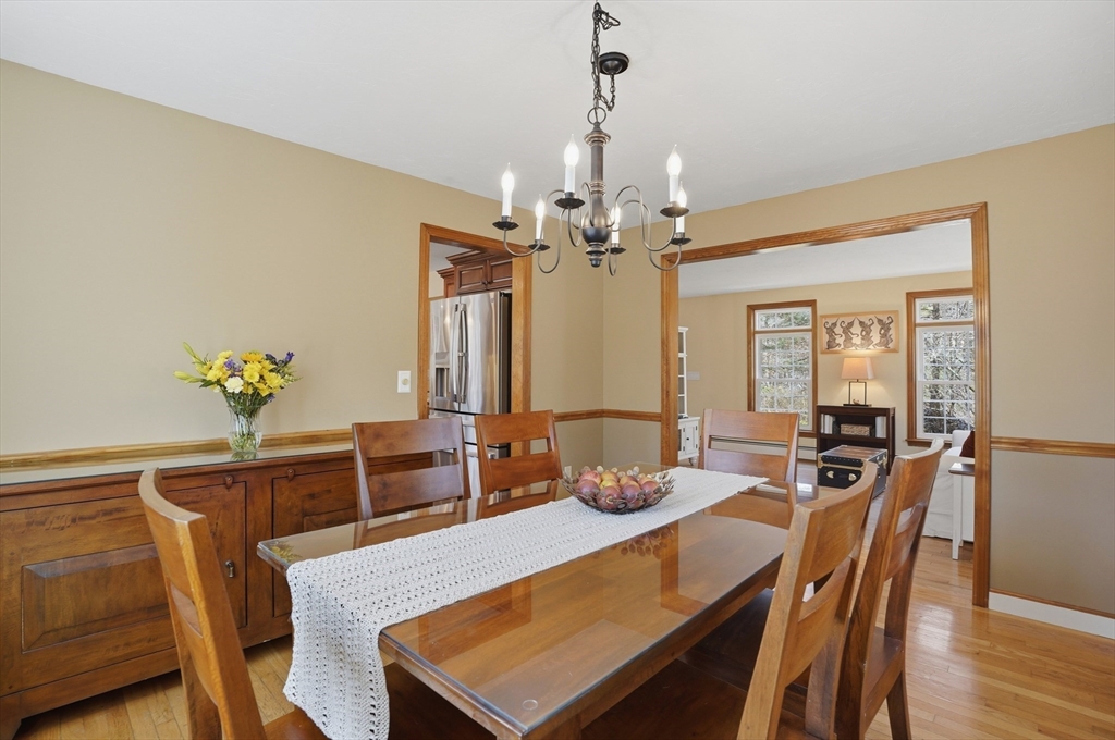 4 Charnock Circle Rutland, MA 01543 - Photo 16 of 42 a view of a dining room with furniture and wooden floor