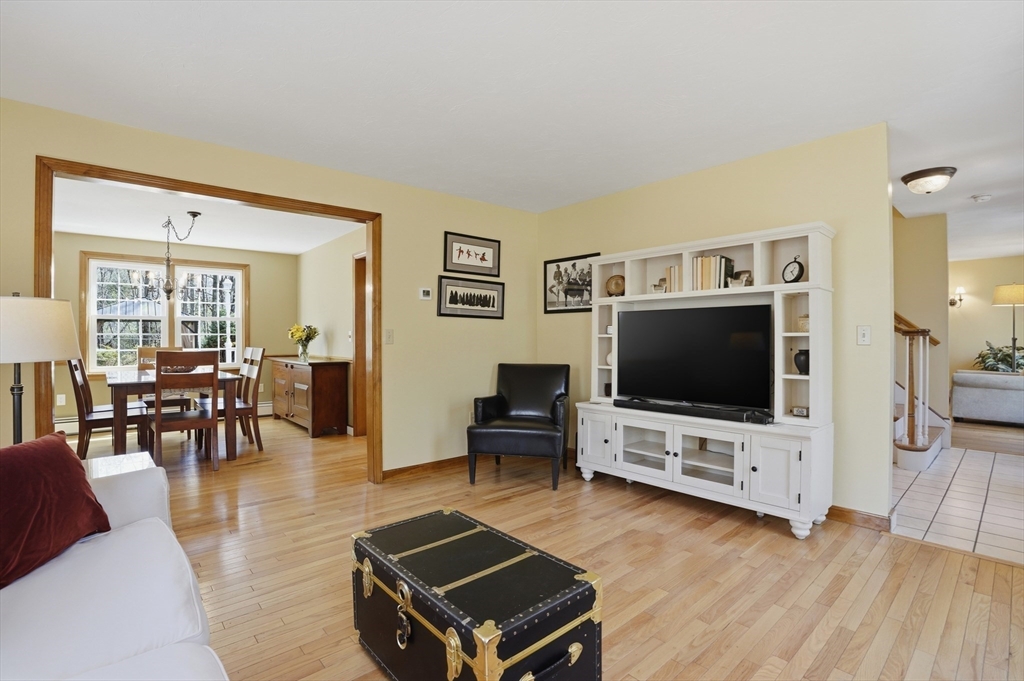 4 Charnock Circle Rutland, MA 01543 - Photo 18 of 42 a living room with furniture and a flat screen tv