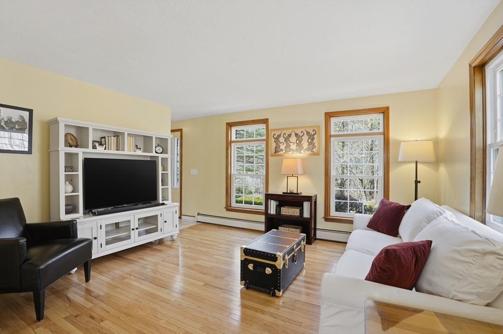 4 Charnock Circle Rutland, MA 01543 - Photo 19 of 42 a living room with furniture and a flat screen tv