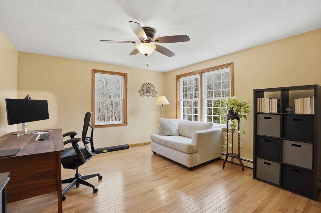 4 Charnock Circle Rutland, MA 01543 - Photo 30 of 42 a view of a livingroom with workspace and a window