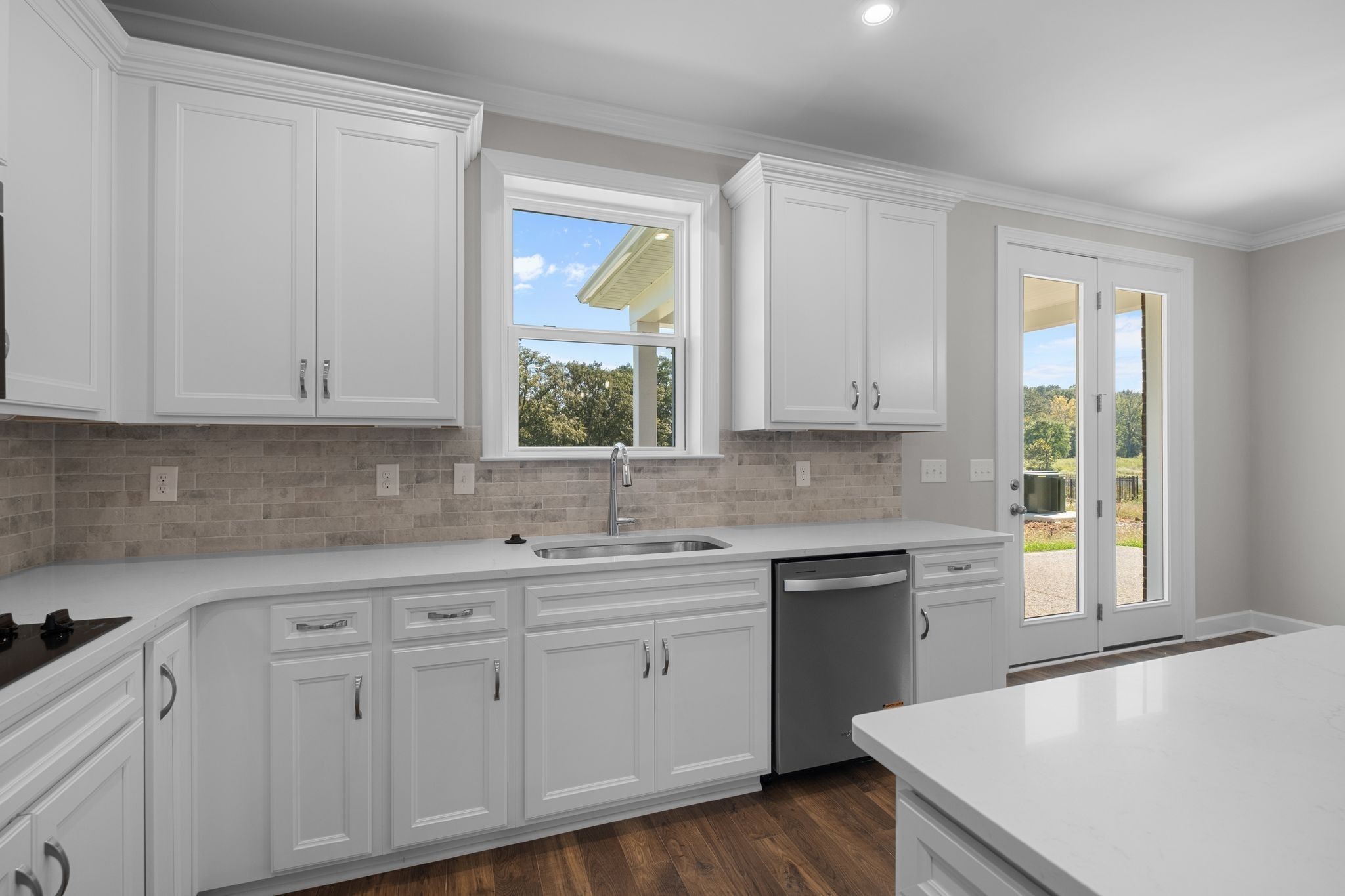 2001 Tee Time Trace Mount Juliet, TN 37122 - Photo 11 of 34 a kitchen with white cabinets white appliances and sink