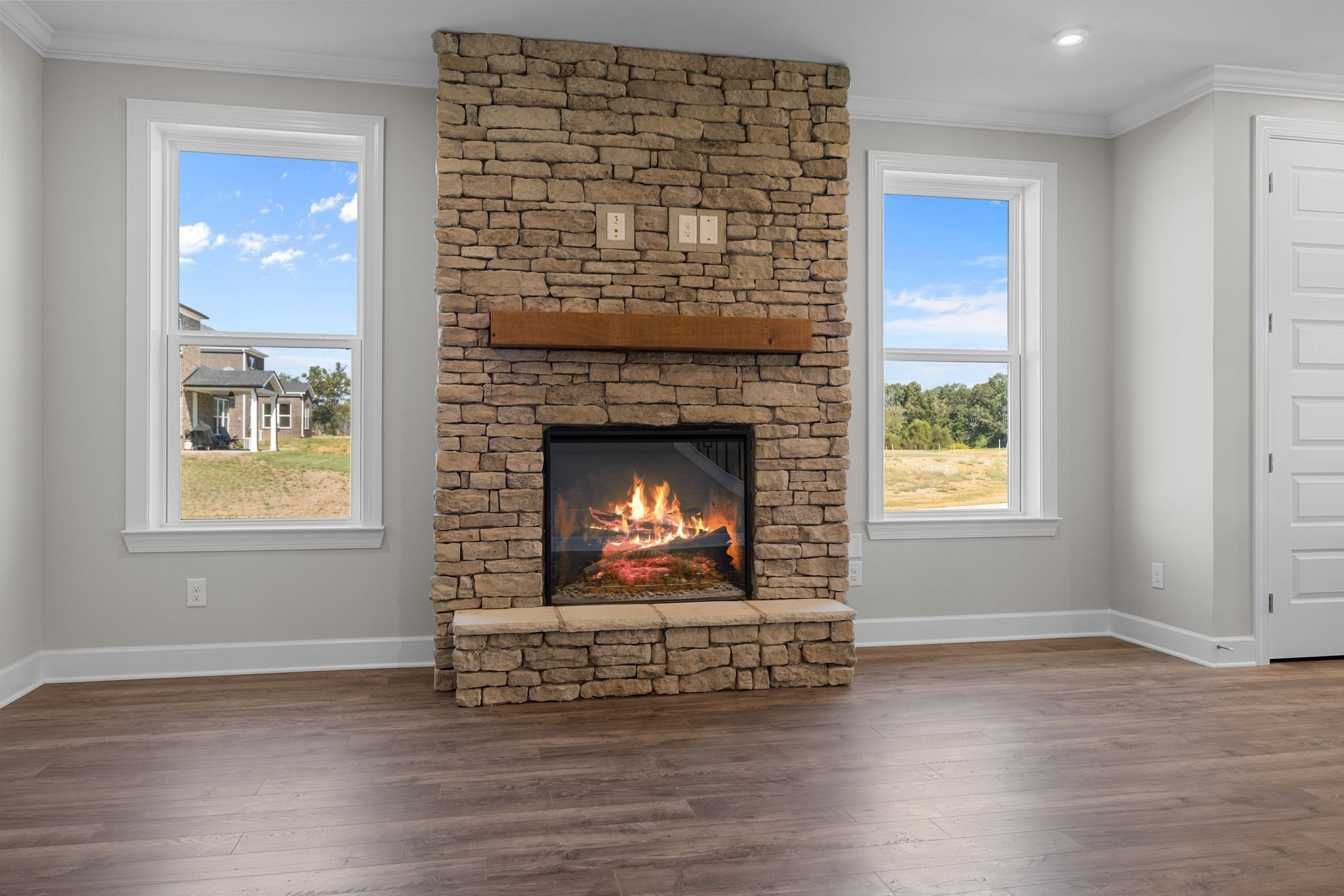 2001 Tee Time Trace Mount Juliet, TN 37122 - Photo 8 of 34 a living room with furniture and a fireplace