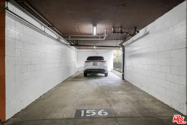 a view of parking garage